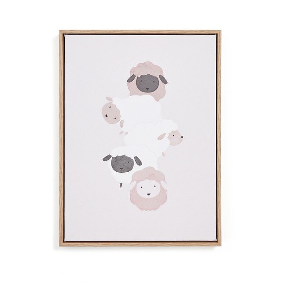 Vaikiškas paveikslas 30x40 cm Milu – Kave Home