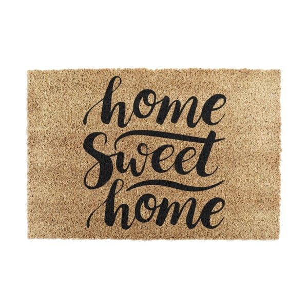 Iš kokoso pluošto grindų kilimėlis 40x60 cm Home Sweet Home – Artsy Doormats