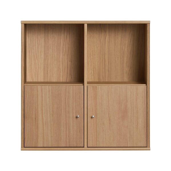 Pakabinama knygų spinta  natūralios spalvos iš ąžuolo 70x70 cm Mistral – Hammel Furniture