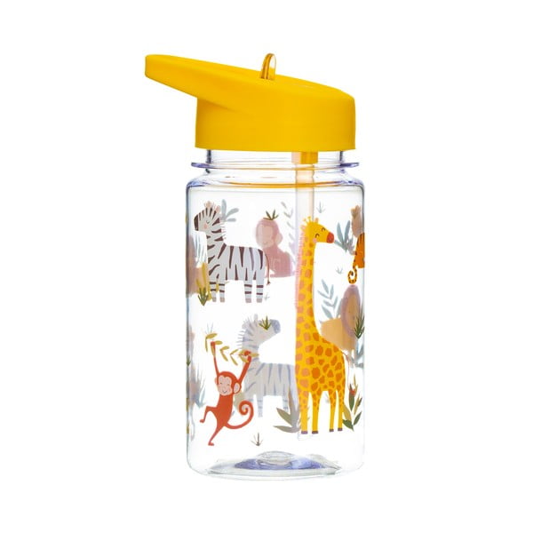 Kūdikių vandens buteliukas su šiaudeliu Sass & Belle Drink Up Safari, 400 ml-image-2