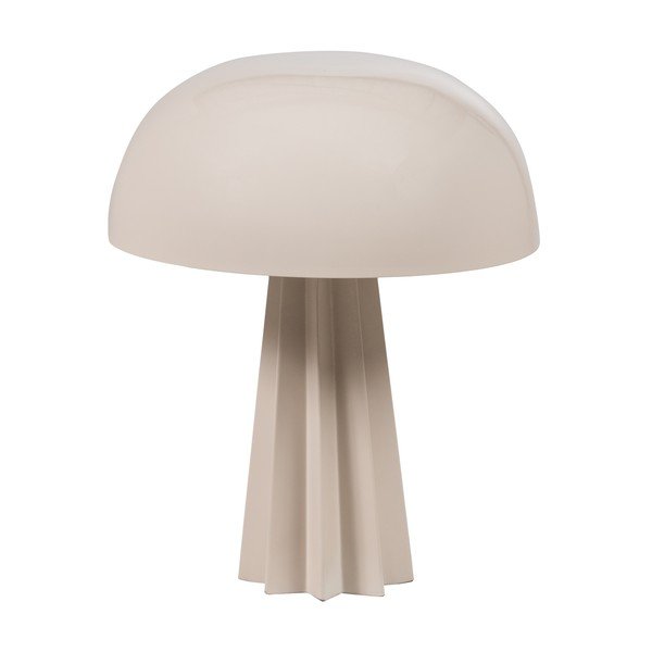 Kreminės spalvos iš metalo stalinis šviestuvas (aukštis 29 cm) Virel – WOOOD-image-3