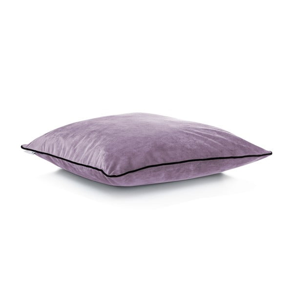 2 šviesiai violetinių užvalkalų rinkinys DecoKing Rimavelvet Lilac, 45 x 45 cm