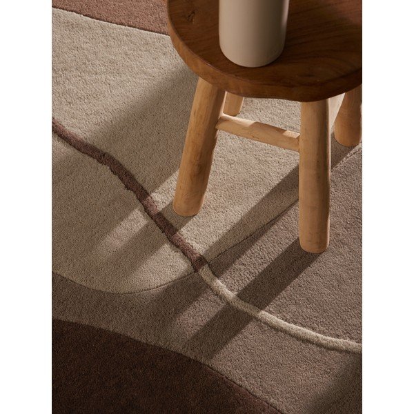 Rudos spalvos iš vilnos apvalios formos kilimas ø 160 cm Muse – Villeroy&Boch-image-3