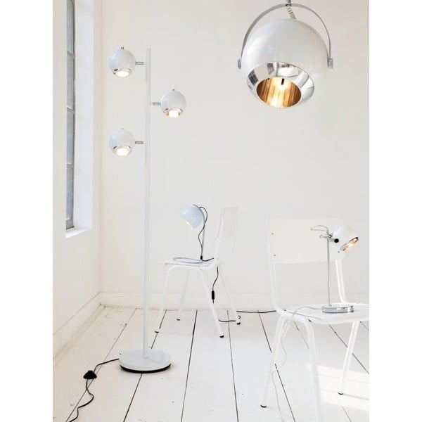 Juodos spalvos "Retro Two Lights" grindų lempa-image-1