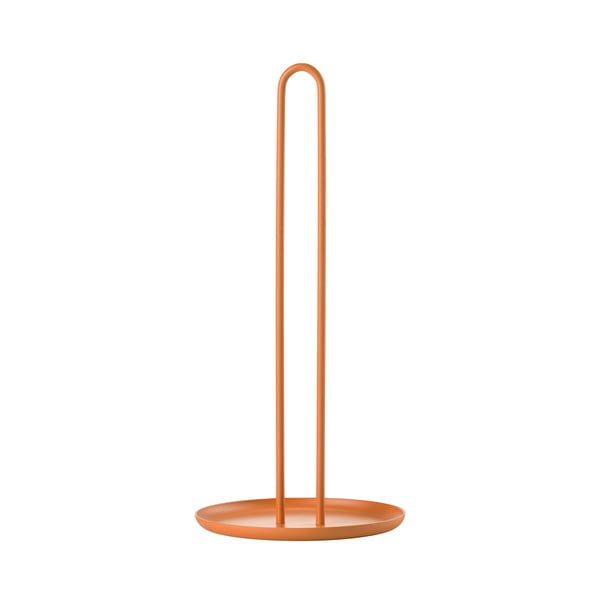Iš metalo virtuvinių rankšluosčių laikiklis oranžinės spalvos ø 14,5 cm Singles – Zone