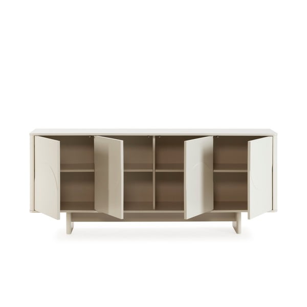 Kreminės spalvos šoninė spintelė 180x75x40 cm Solei – MOME-image-4
