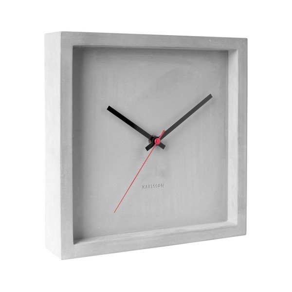 Betoninis sieninis laikrodis Karlsson Franky, plotis 25 cm-image-1