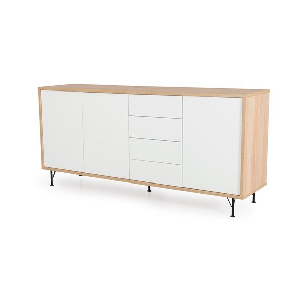 Balta komoda "Tenzo Flow", 217 cm ilgio-image-1