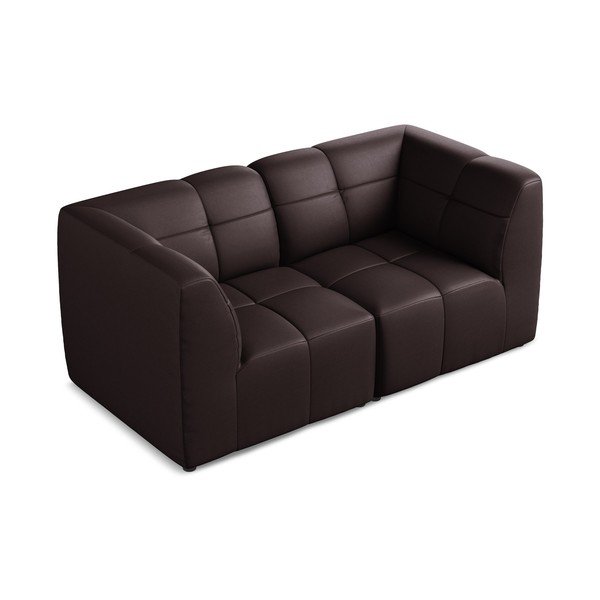Tamsiai violetinės spalvos iš dirbtinės odos sofa 180 cm Aloha – Makamii-image-3