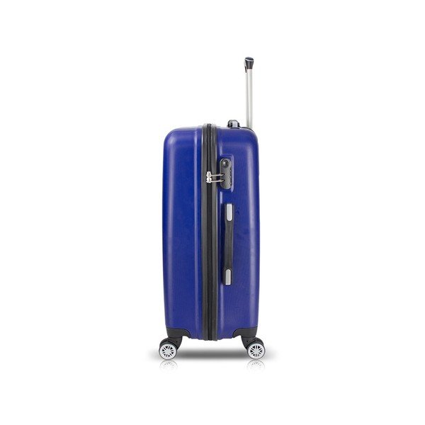 2 mėlynų kelioninių lagaminų ant ratukų su USB jungtimis rinkinys "My Valice LASSO Cabin & Large-image-2
