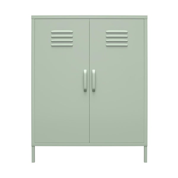 Iš metalo spintelė žalios spalvos 40x102x80 cm Mission District – Støraa