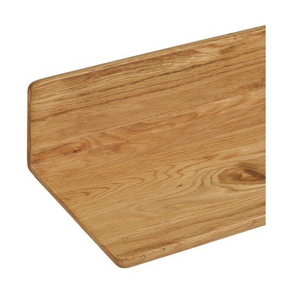 Šviesios natūralios spalvos iš ąžuolo masyvo sieninė lentyna 60 cm Salina – House Nordic-image-4