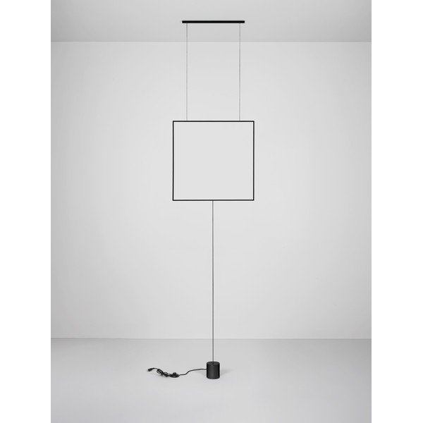Matinės juodos spalvos iš metalo pastatomas šviestuvas LED (aukštis 392 cm) Dahlia – Nova Luce-image-4
