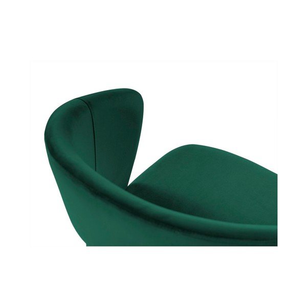 Smaragdo žalios spalvos valgomojo kėdė su aksomo apmušalu Windsor & Co Sofos Elpis-image-4