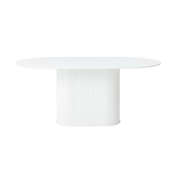 Apvalios formos valgomojo stalas 95x180 cm Nola – Unique Furniture