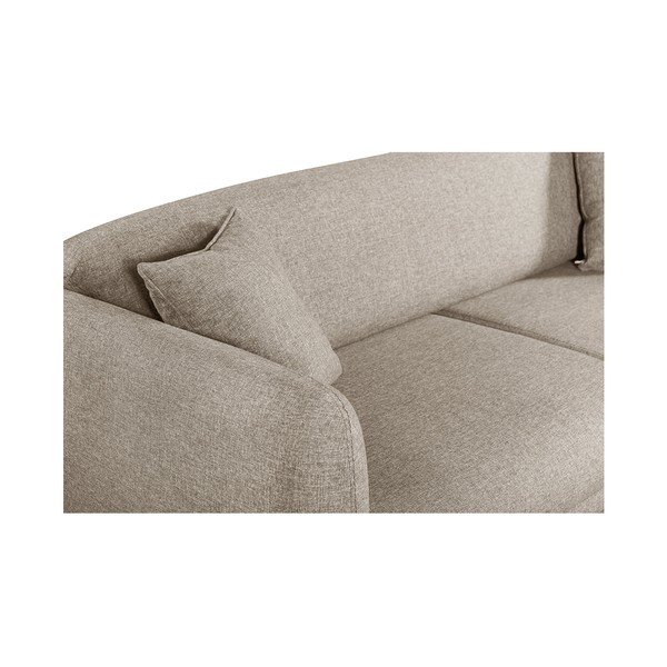 Smėlio spalvos išskleidžiama sofa Pandia Home Mallorca-image-3