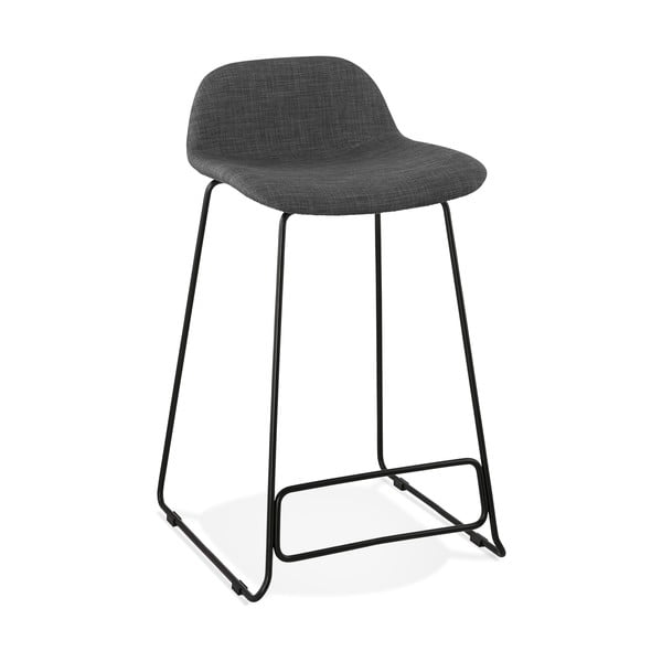 Tamsiai pilka Kokoon Vancouver Mini baro kėdė, sėdynės aukštis 66 cm