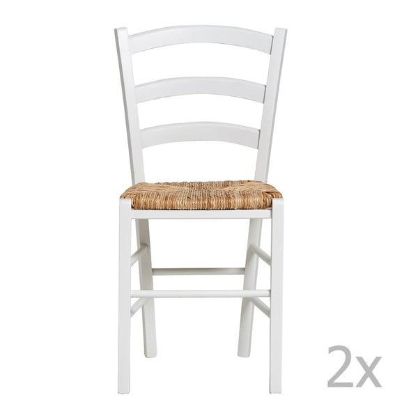 2 baltų valgomojo kėdžių rinkinys "Marckeric Paloma