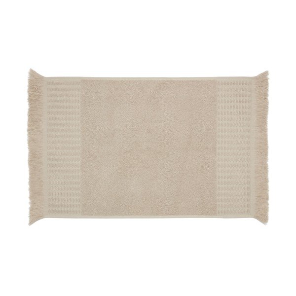 Smėlio spalvos vonios kambario kilimėlis 40x60 cm Veta - Kave Home