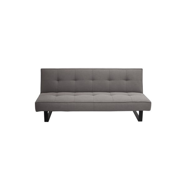 Pasirinktinės formos elegantiška pilka sofa lova