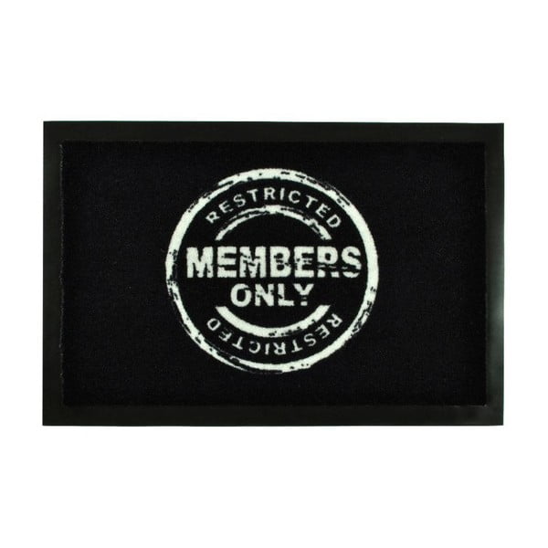 Kilimėlis "Hanse Home" Tik nariams juodas, 40 x 60 cm