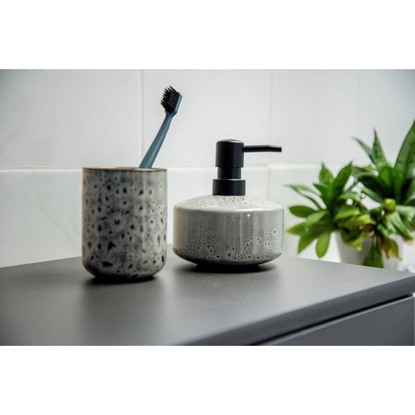 Pilkas keraminis indas dantų šepetėliams Wenko Oviedo-image-4