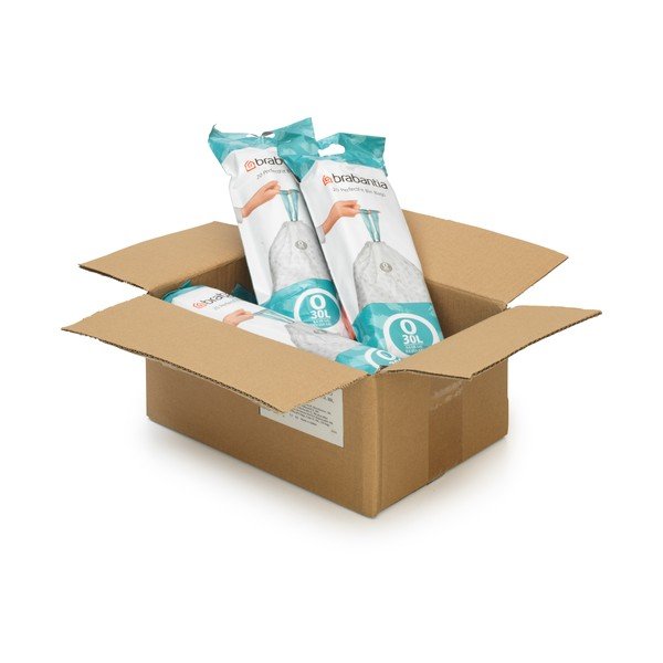 Ištraukiami šiukšlių maišai 120 vnt. 30 l PerfectFit O – Brabantia-image-1
