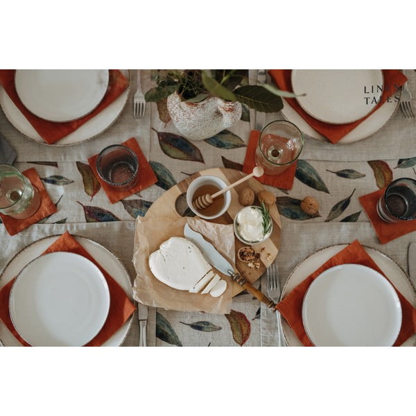 Iš lino padėkliukas 35x45 cm Golden Fall – Linen Tales-image-2