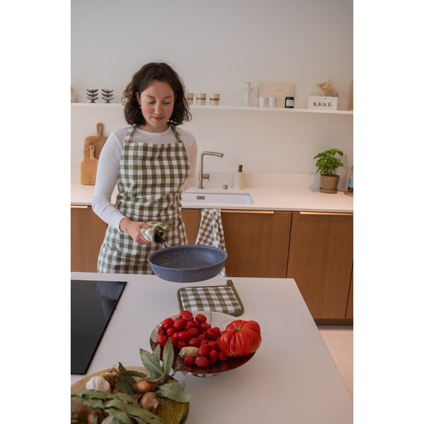 Iš medvilnės orkaitės pirštinės 2 vnt. Gingham – Tiseco Home Studio-image-1