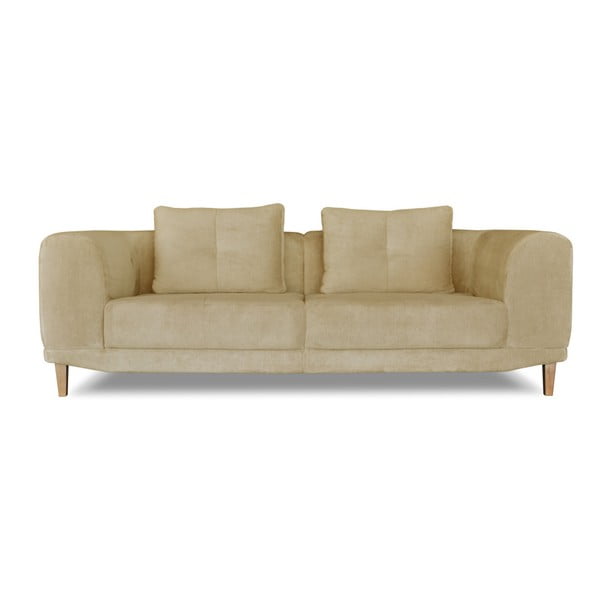 Smėlio spalvos trijų vietų sofa "Windsor & Co. Sofos Sigma
