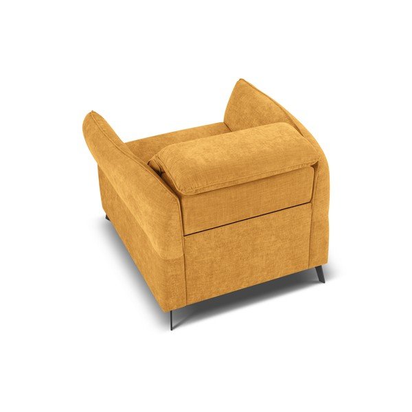 Krėslas geltonos spalvos Hubble – Windsor & Co Sofas-image-3