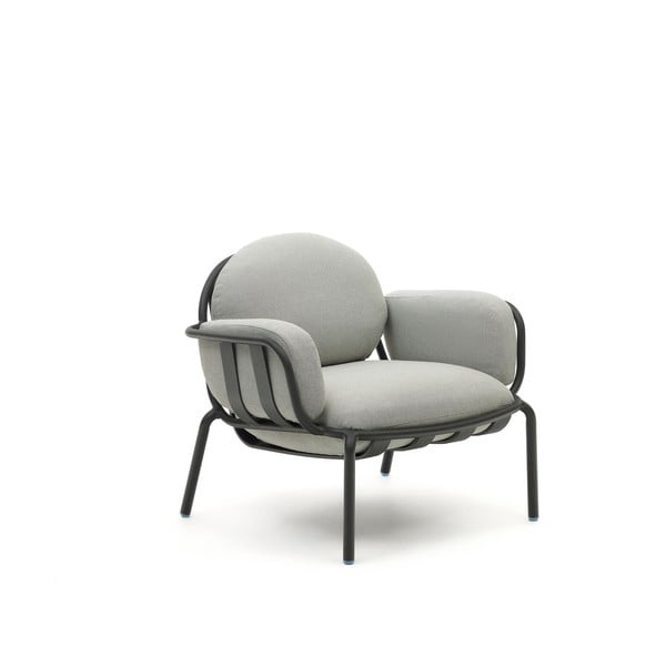 Metalinis sodo krėslas pilkos spalvos Joncols – Kave Home