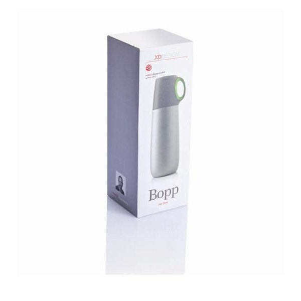 Žalios spalvos termosas su puodeliu XD Design Bopp, 600 ml-image-2