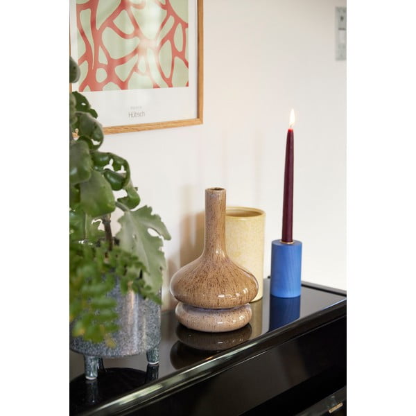 Smėlio spalvos keraminė vaza Hübsch Sand, aukštis 24 cm-image-1