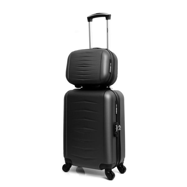 2 juodų lagaminų rinkinys Infinitif Oviedo-image-2