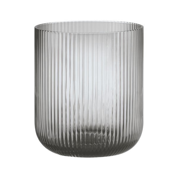 Pilkos spalvos stiklinė žvakidė Blomus Ven, ø 14 cm