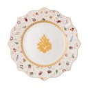 Balta porcelianinė lėkštė su kalėdiniu motyvu Villeroy & Boch, ø 24 cm