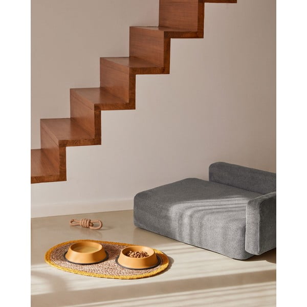 Tamsiai pilkas šuns gultas 73x60 cm Bowie - Kave Home-image-1