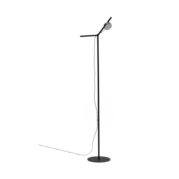 Juodos spalvos pastatomas šviestuvas LED su pritemdymo funkcija (aukštis 160 cm) Orey – Kave Home