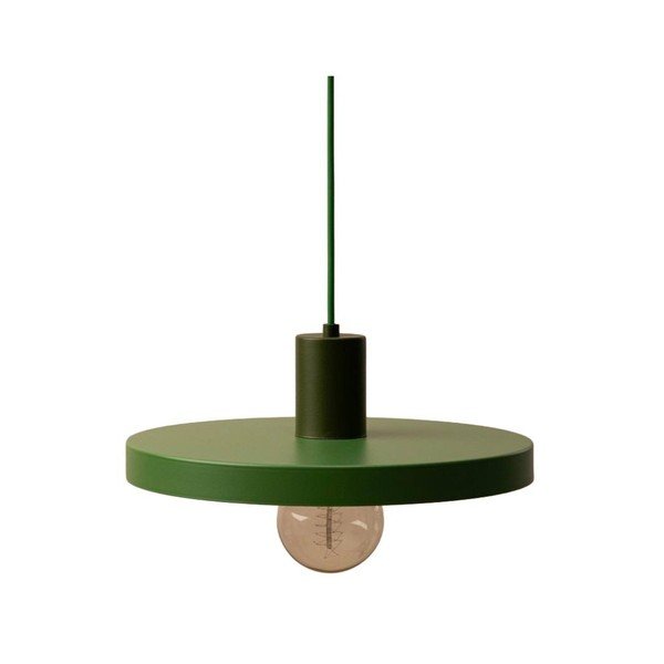 Žalios spalvos iš metalo kabantis šviestuvas ø 30 cm Ori – Micadoni 