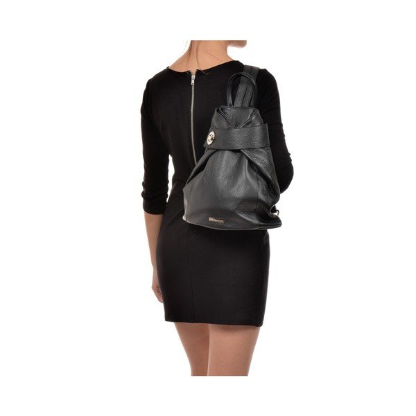 Juoda odinė kuprinė Anna Luchini Makna-image-1