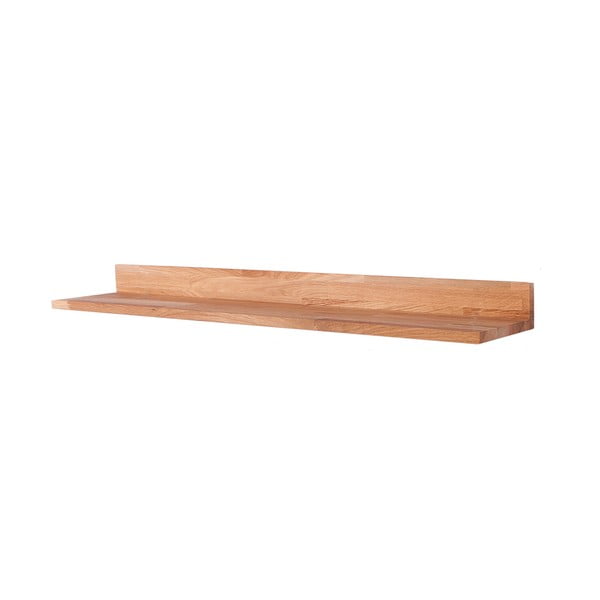 Iš ąžuolo masyvo sieninė lentyna natūralios spalvos paveikslėliams 100 cm Kalle – Interia Home & Living-image-3