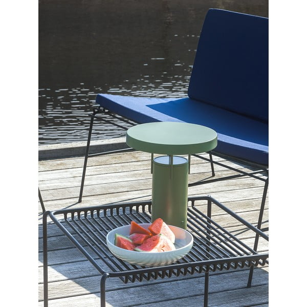 Metalinis sodo suoliukas juodos spalvos String – Hübsch-image-3