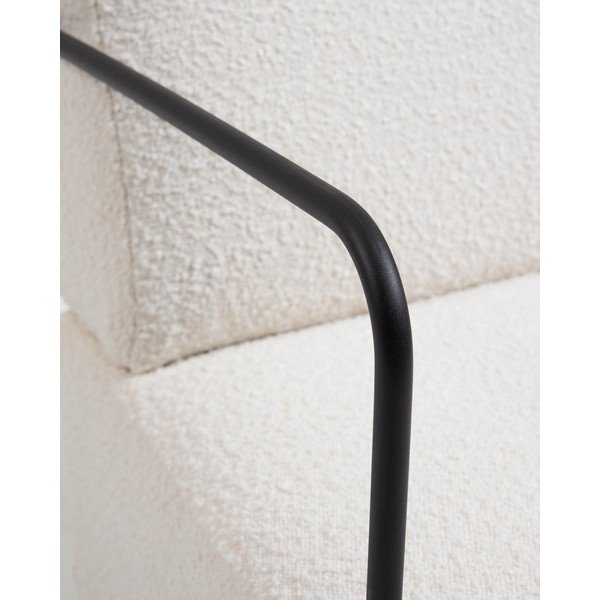 Baltas fotelis Gamer - Kave Home-image-1