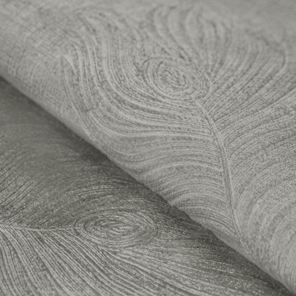 AmeliaHome Peacock pilka aksomo staltiesė, 40 x 140 cm-image-3