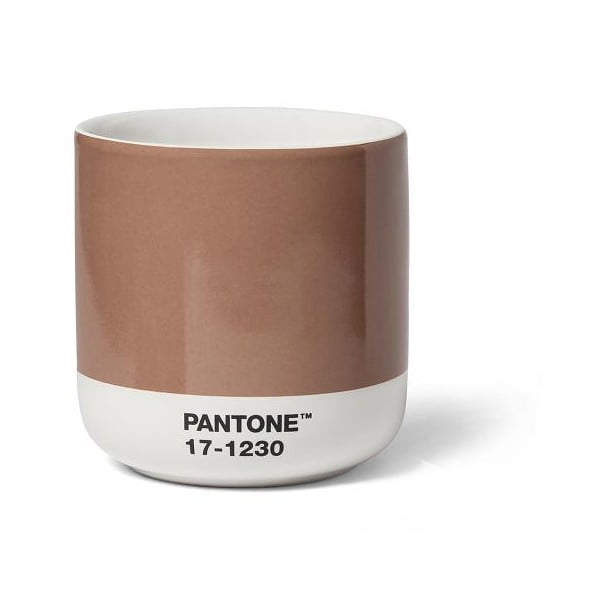 Iš keramikos puodelis šviesiai rudos spalvos 175 ml Cortado Mocha Mousse 17-1230 – Pantone