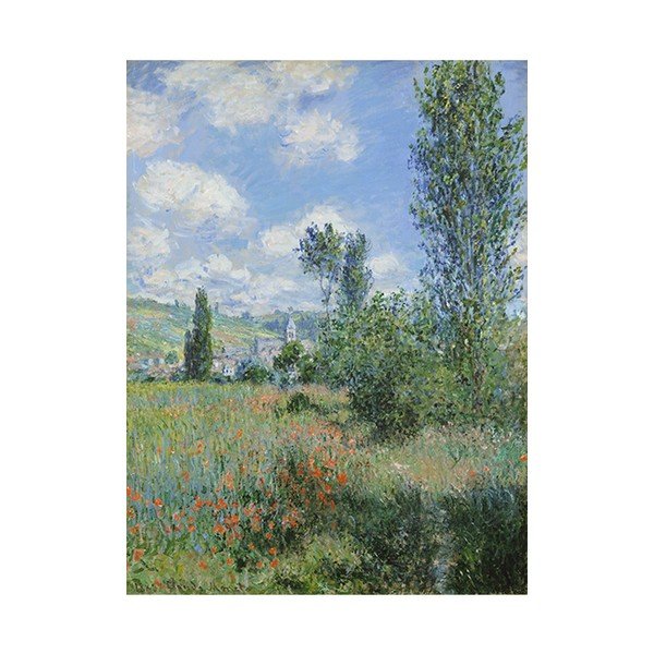 Klodas Monė - Vaizdas į Vėjuilį, 80x60 cm