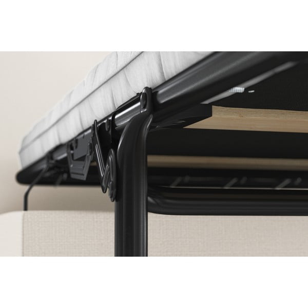 Kreminis minkštas išlankstomas pufas My Pop Design Brady, 80 cm-image-1