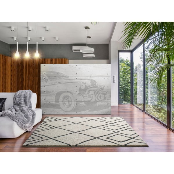 Smėlio spalvos kilimas Universal Atlas Geo, 60 x 120 cm-image-1