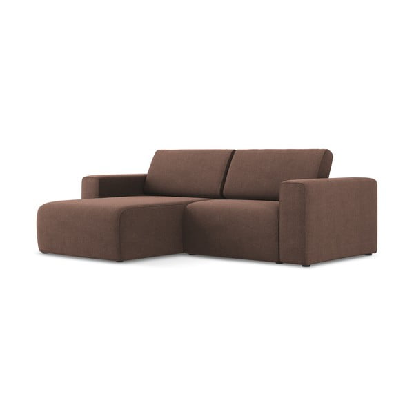 Rožinės spalvos kampinė sofa (su kairiuoju kampu) Kalea – Makamii-image-2